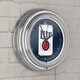preview thumbnail 5 of 4, Miller Lite Chrome Double Rung Neon Clock - Minimalist Can - 14.5" x 14.5" x 3"