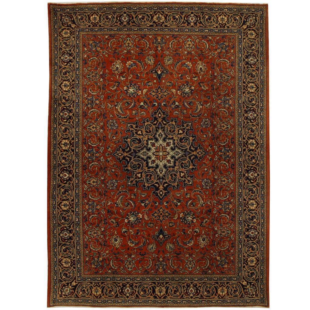 HERAT ORIENTAL Handmade One-of-a-Kind Mahal Wool Rug (Iran) - 8'10 x 12'4