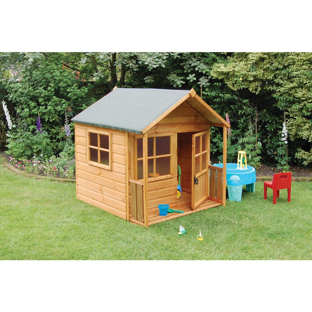 children's outdoor wooden playhouse
