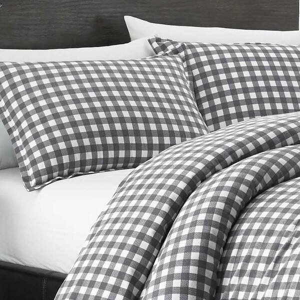Shop Eddie Bauer Preston Cinder Flannel Comforter Set On Sale