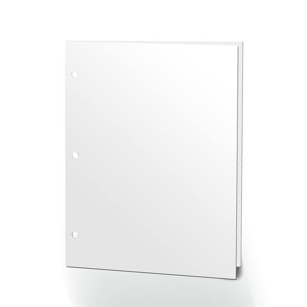 Promarx Portfolios 2 Pocket 12 X 9 375 Solid Color Glossy 3 Hole Punched 72pk White Promarx Portfolios 2 Pocket 12 X 9 375 Solid Color Glossy 3 Hole Punched 72pk White