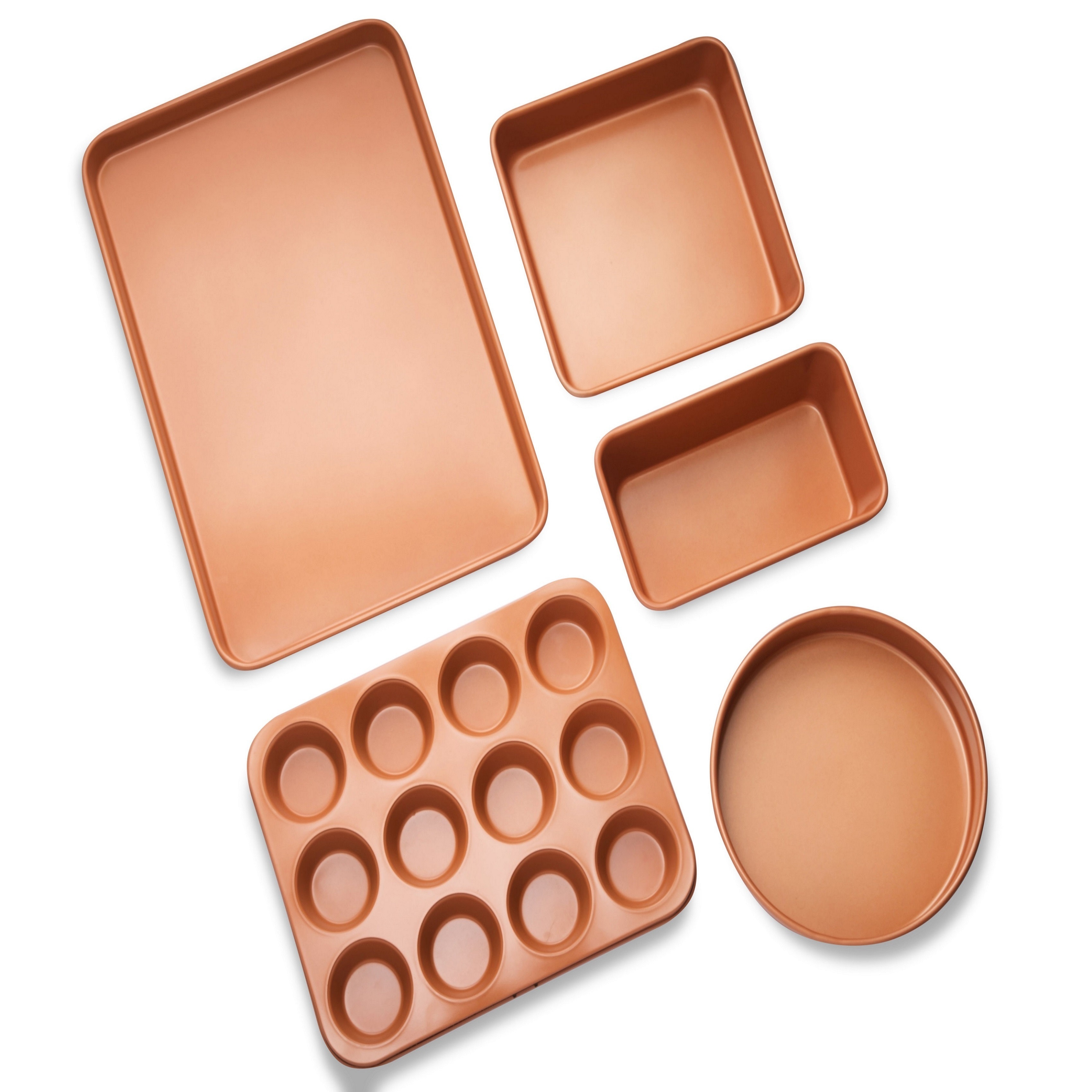 Gotham Steel Non-stick Ti Cerama 5 Piece Bakeware Set