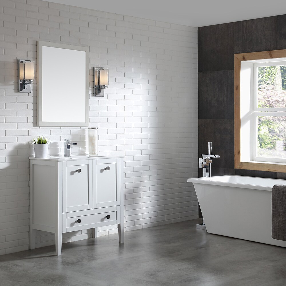 Shop Ove Decors Andora 32 In Bathroom Vanity In Matte White