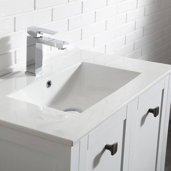 Shop Ove Decors Andora 32 In Bathroom Vanity In Matte White
