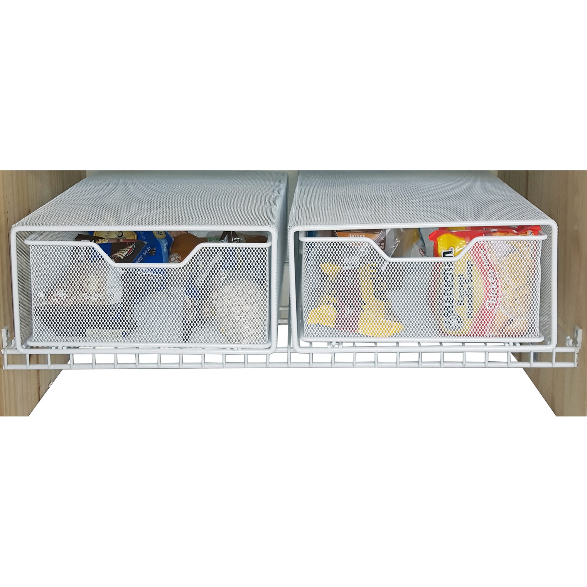 Shop Large Pull Out Pantry Snack Baskets Free Shipping On Orders