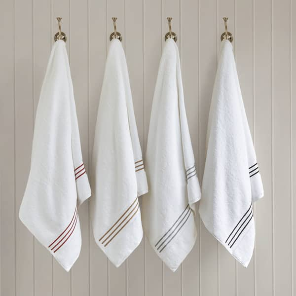 Madison Park Signature - Turkish Cotton 6 Piece Bath Towel Set - White