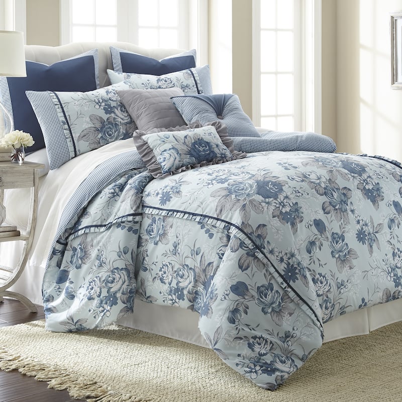 Modern Threads 8-piece Floral Farmhouse comforter set