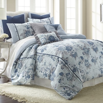 Modern Threads 8-piece Floral Farmhouse comforter set