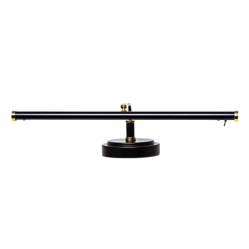 19 4-height LED Piano Lamp - Black/Brass Accents - On Sale - Bed Bath ...