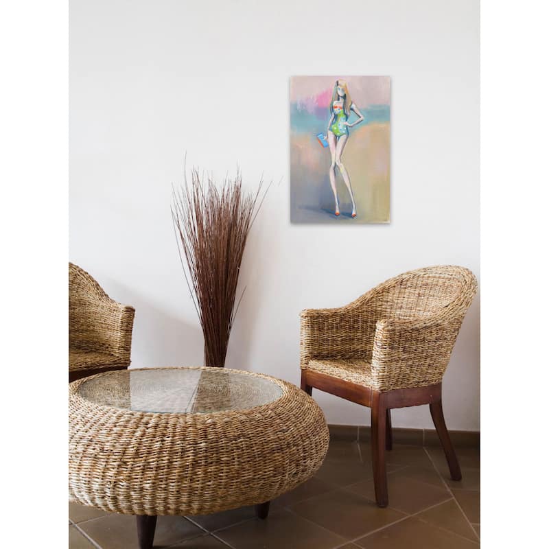'Cosette' Painting Print on Wrapped Canvas - Multi-Color