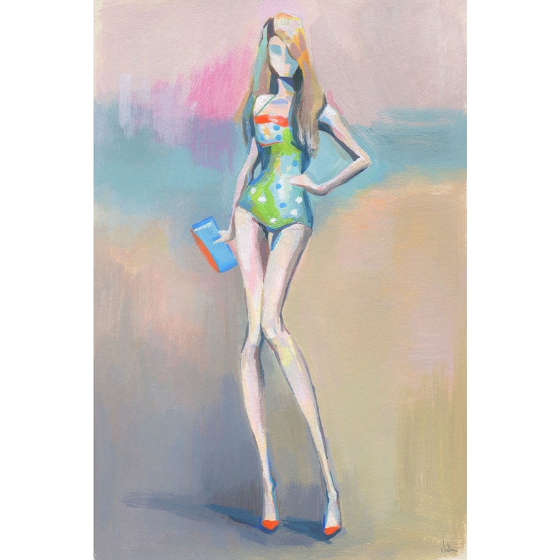 'Cosette' Painting Print on Wrapped Canvas - Multi-Color