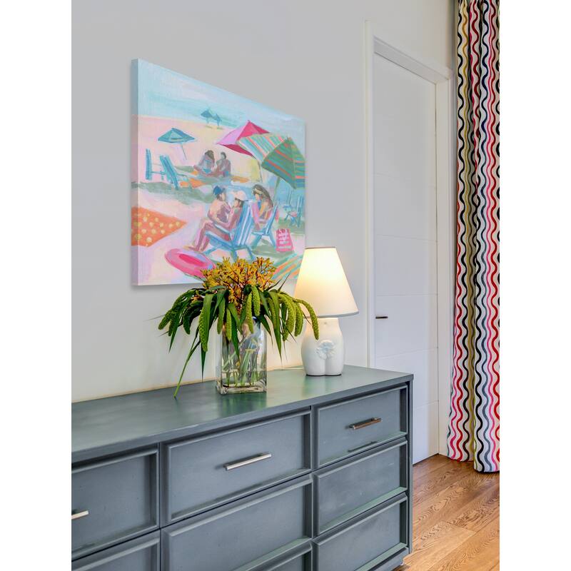 'Family Time' Painting Print on Wrapped Canvas - Multi-Color