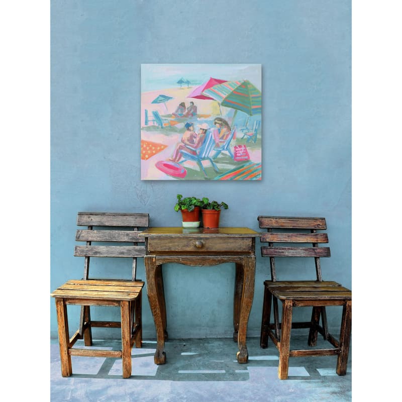 'Family Time' Painting Print on Wrapped Canvas - Multi-Color