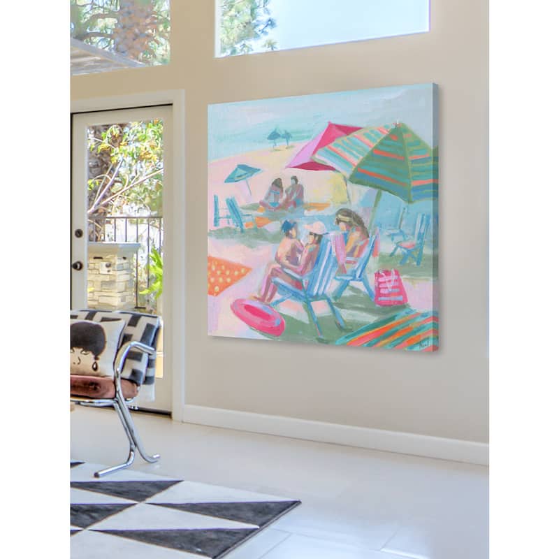 'Family Time' Painting Print on Wrapped Canvas - Multi-Color
