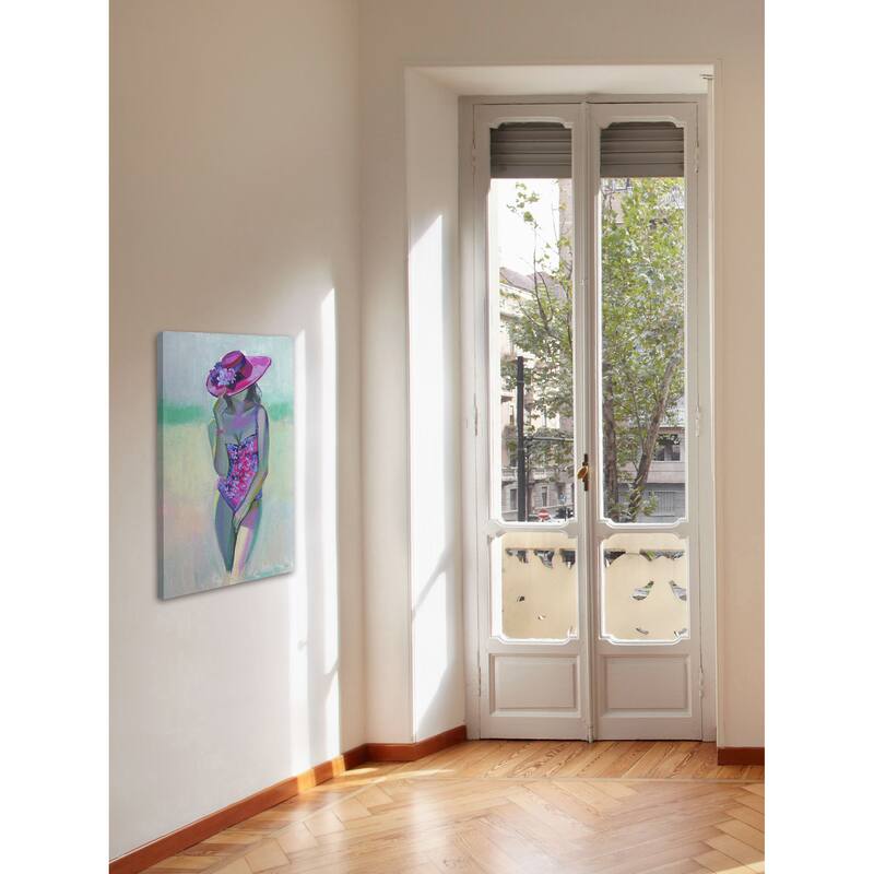 'Pretty Flower' Painting Print on Wrapped Canvas - Multi-Color