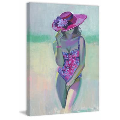 'Pretty Flower' Painting Print on Wrapped Canvas - Multi-Color