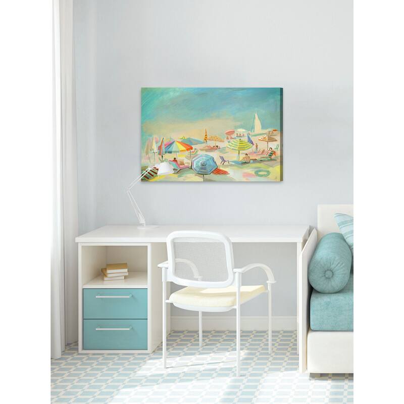'Un Jour Parfait' Painting Print on Wrapped Canvas - Multi-Color