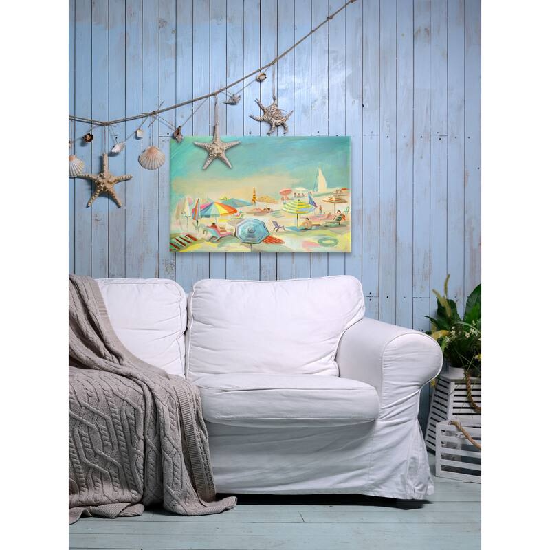 'Un Jour Parfait' Painting Print on Wrapped Canvas - Multi-Color
