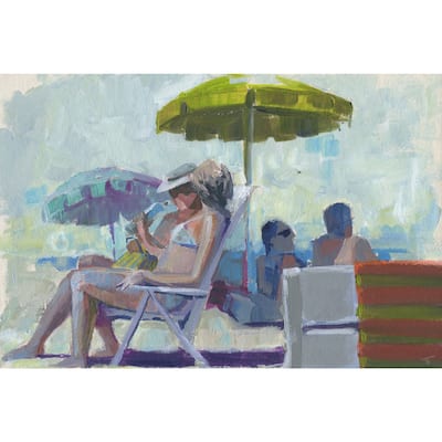 'Drink or Swim' Painting Print on Wrapped Canvas - Multi-Color