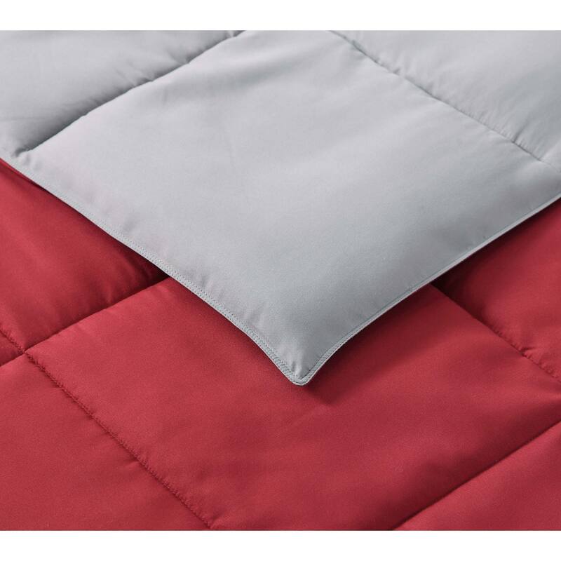 My World Solid Reversible 3-piece Comforter Set