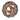 The Curated Nomad Brown Fir Wood 8-inch Decorative Ball