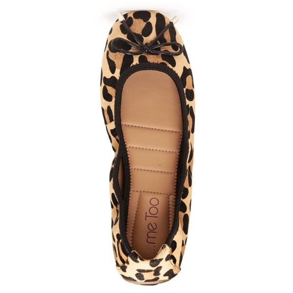 me too leopard print flats