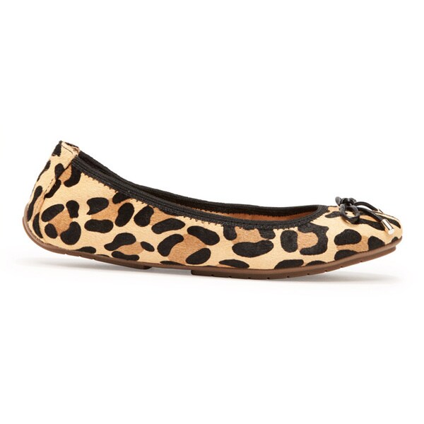 me too leopard print flats