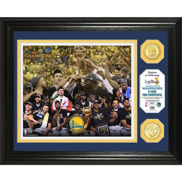 Golden State Warriors 2017 NBA Finals Champions Bronze Coin Photo Mint ...