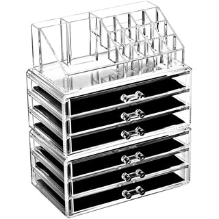 Shop Ikee Design Acrylic Jewelry And Makeup Organizer Cosmetic
