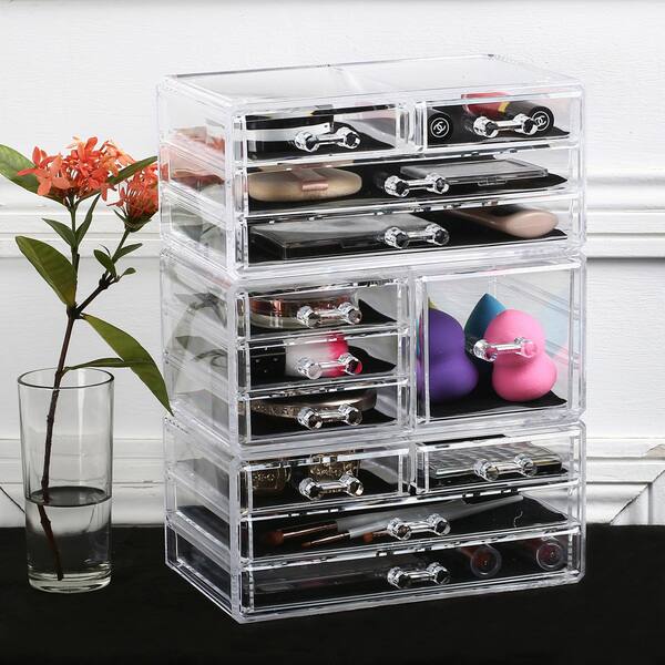 Shop Ikee Design Acrylic Jewelry And Makeup Organizer Storage