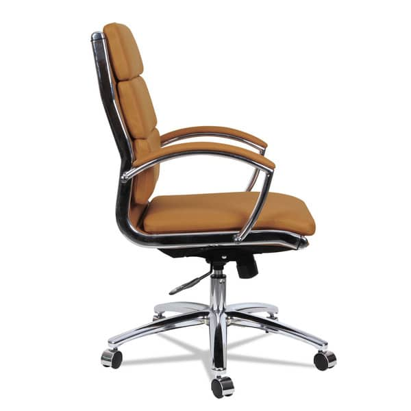 Shop Alera Neratoli Mid Back Slim Profile Chair Camel Soft