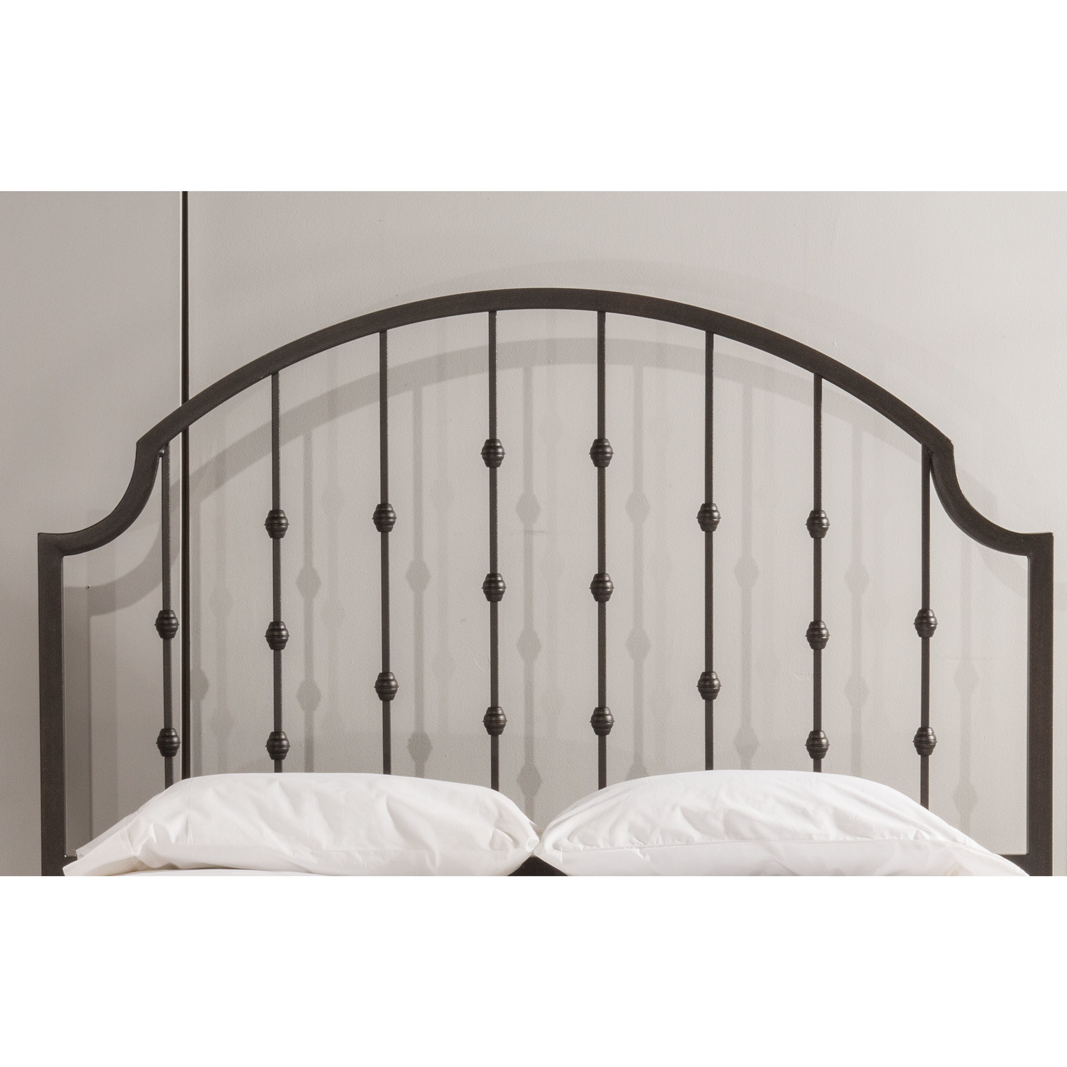 Hillsdale Furniture Westgate Rustic Black Metal Headboard Rustic Black