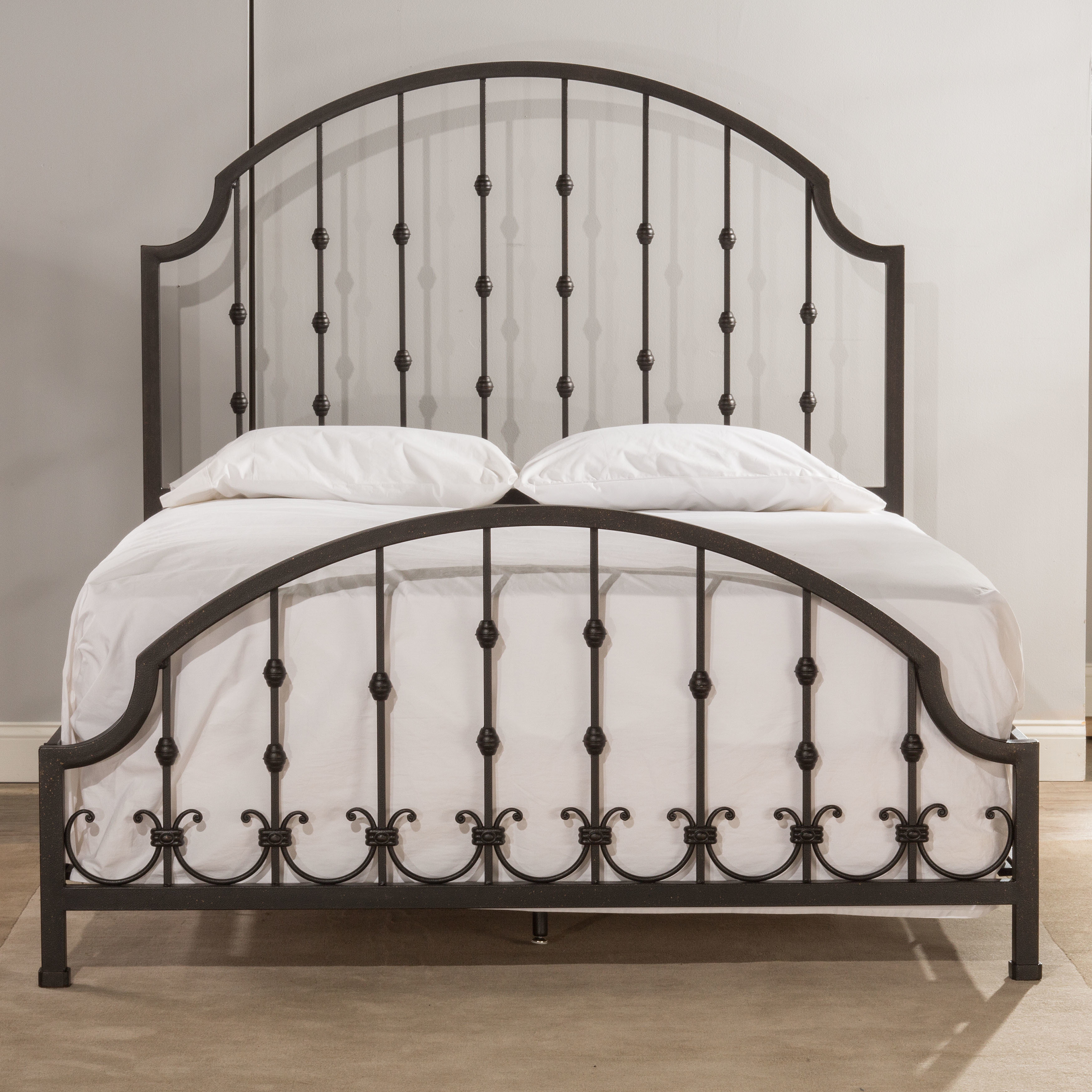 Shop Hillsdale Furniture Westgate Rustic Black Metal Bed Set