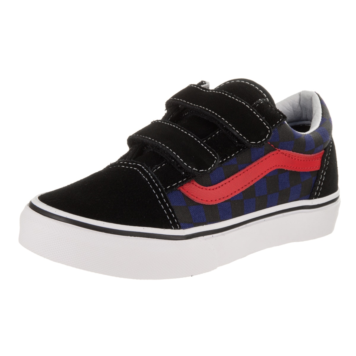 kids checkerboard old skool v