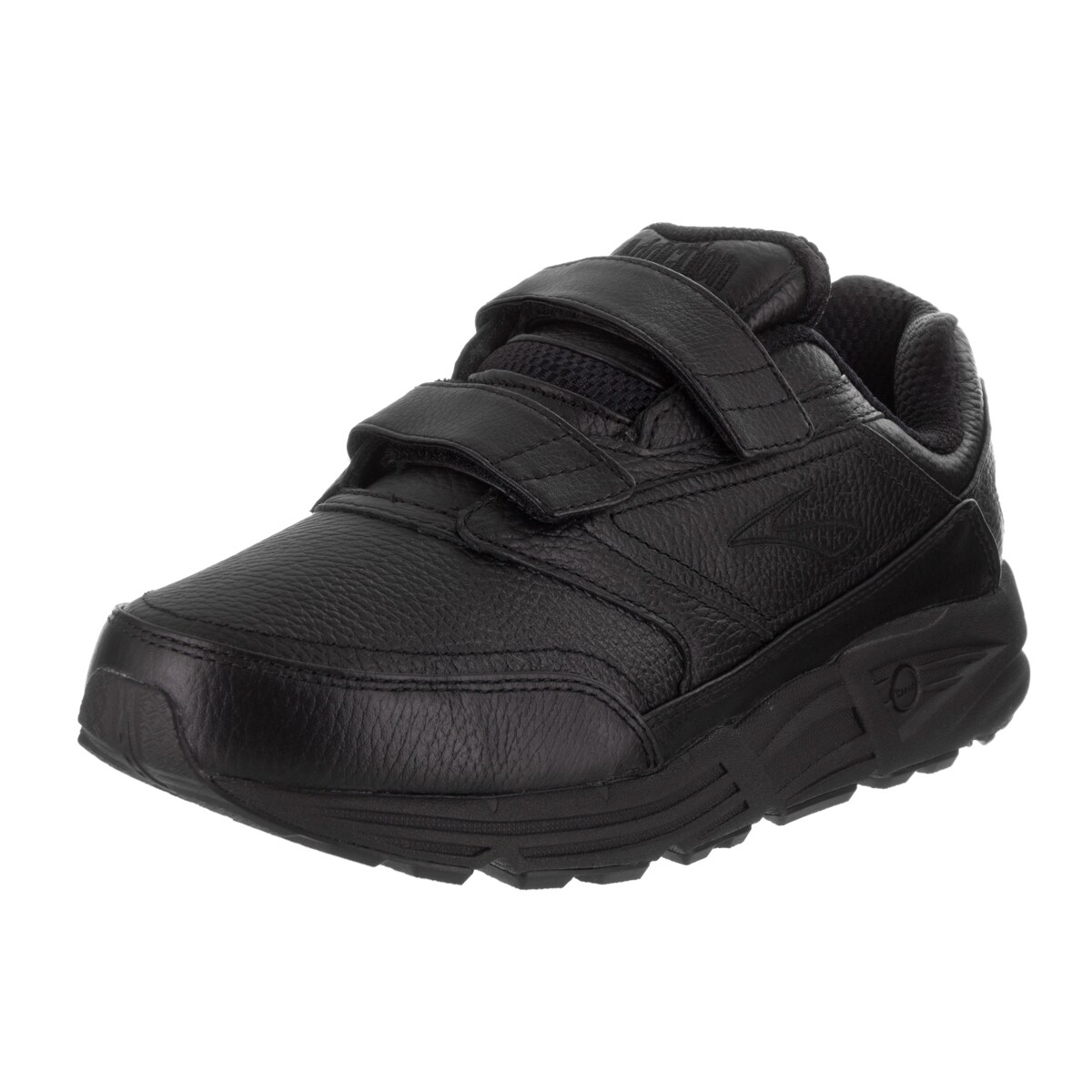brooks black leather shoes
