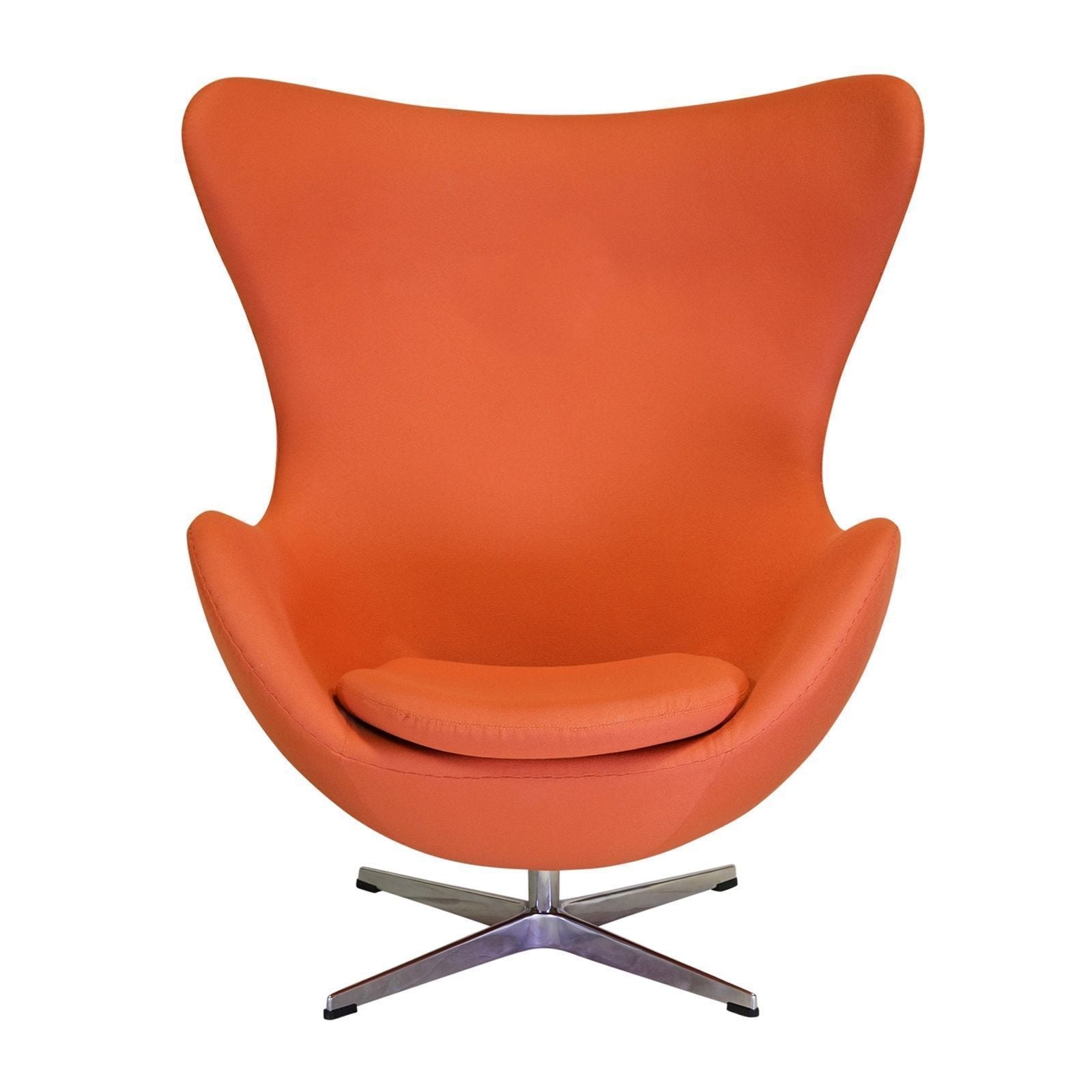 Joseph Allen Midcentury Modern Egg Orange Swivel Chair Joseph Allen Midcentury Modern Egg Orange Swivel Chair