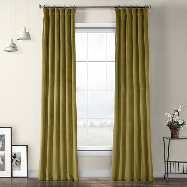Buy Green Velvet Curtains Drapes Online At Overstock Our Best