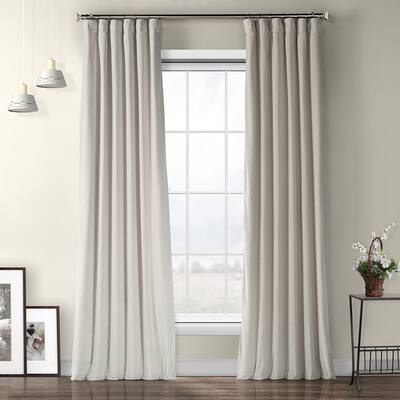 Buy Ivory Velvet Curtains Drapes Online At Overstock Our Best