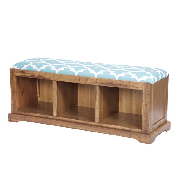 Shop Os Home And Office Solid Wood 3 Compartment Hall Storage