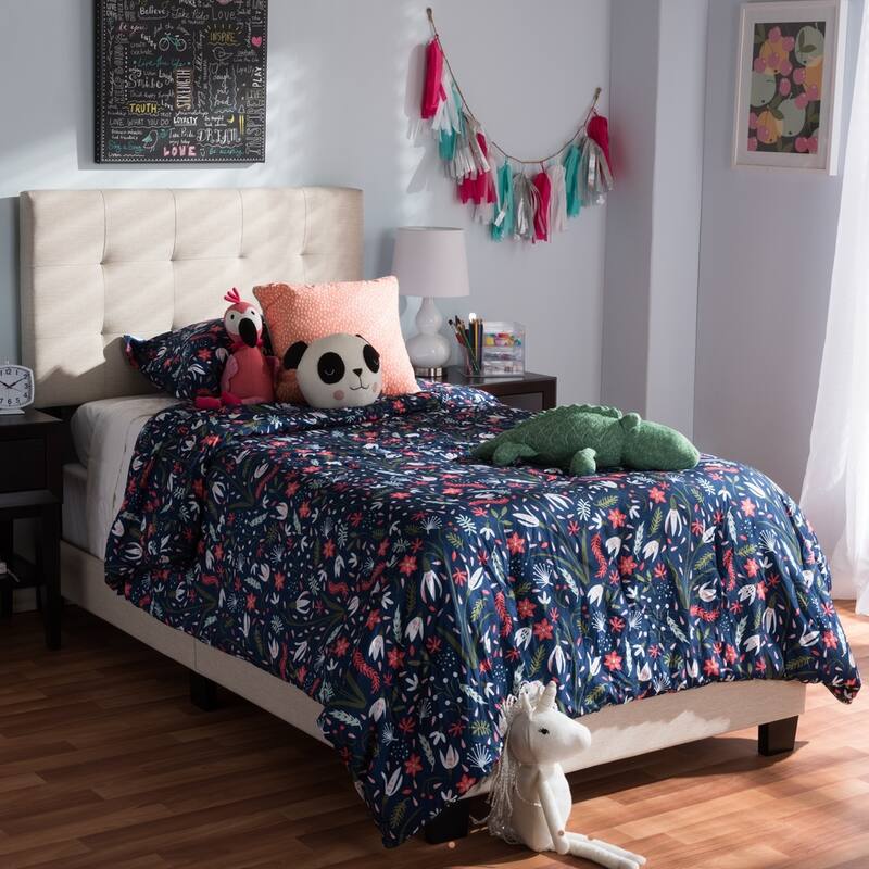 Taylor & Olive Tuxbury Upholstered Twin Platform Bed