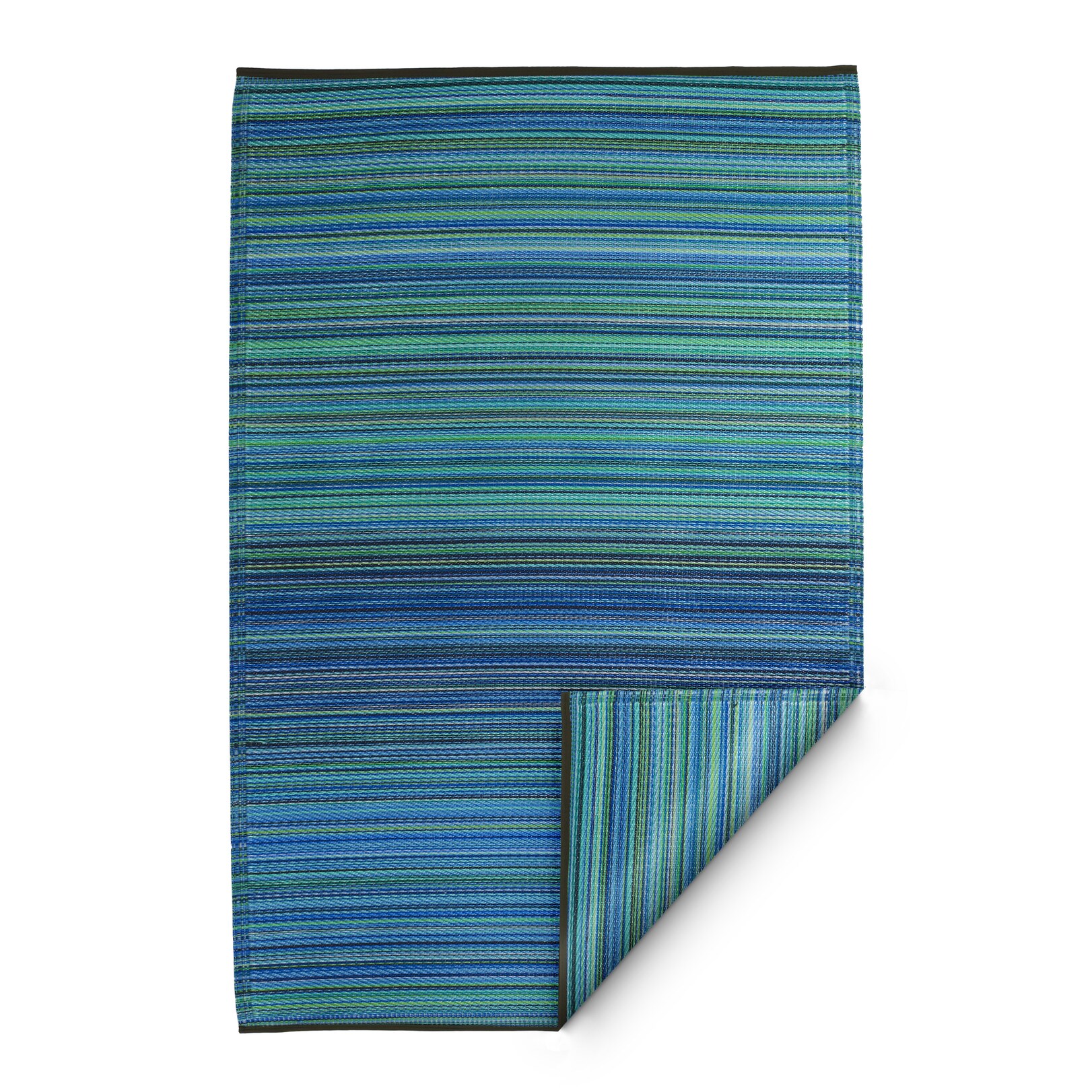 Handmade Cancun Indoor Outdoor Turquoise And Moss Green Rug Handmade Cancun Indoor Outdoor