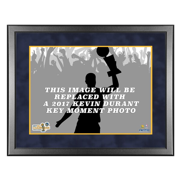 2017 NBA Champion Golden State Warriors Kevin Durant Key Moment 8x10 framed
