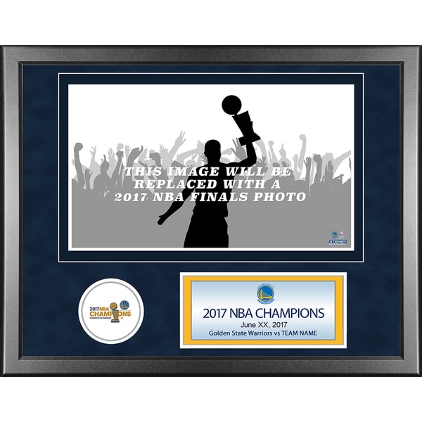 2017 NBA Champion Golden State Warriors Team 11x14 Framed photo with nameplate