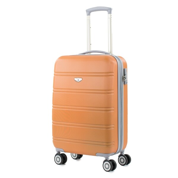 orange carry on suitcase