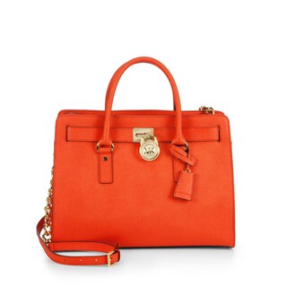 michael kors orange tote