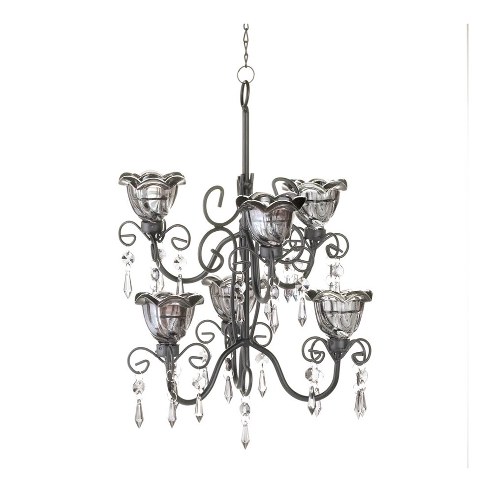 Koehler Home Decor Midnight Blooms Double Chandelier (Chandelier) - Chandeliers For Bedrooms by Overstock.com