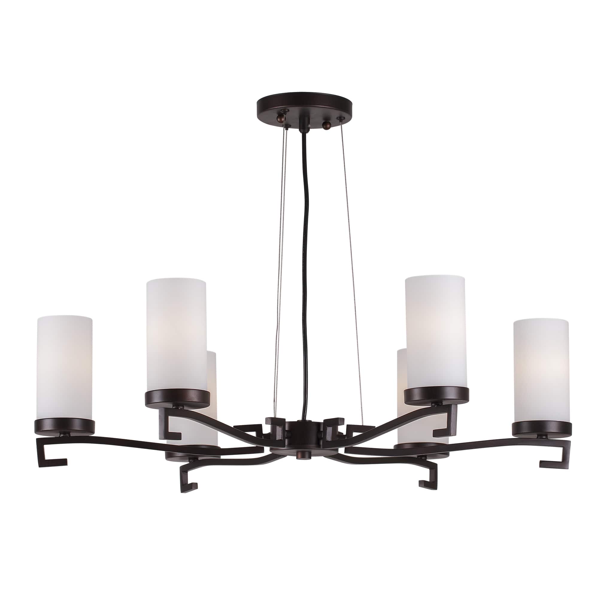 6-Light Antique Bronze Chandelier - Chandeliers For Bedrooms by Overstock.com