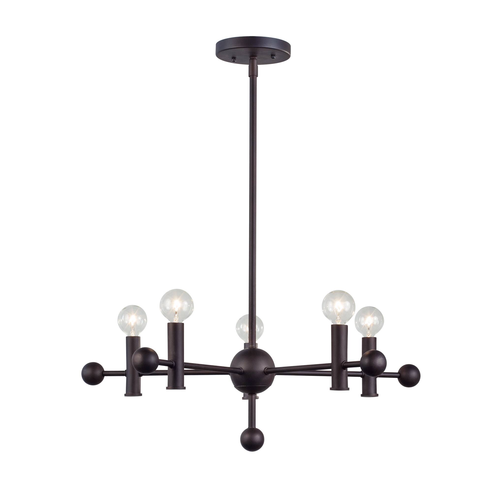 5-Light Antique Bronze Chandelier - Chandeliers For Bedrooms by Overstock.com
