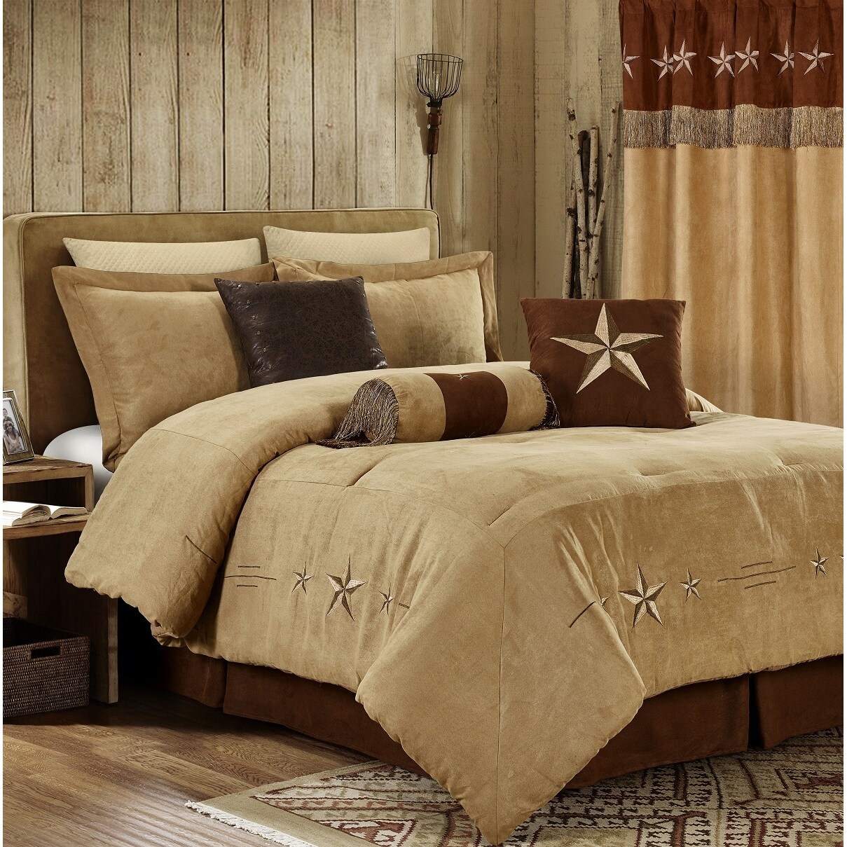 Shop Star Laredo Coffee Antique 7 Piece Comforter Set Free