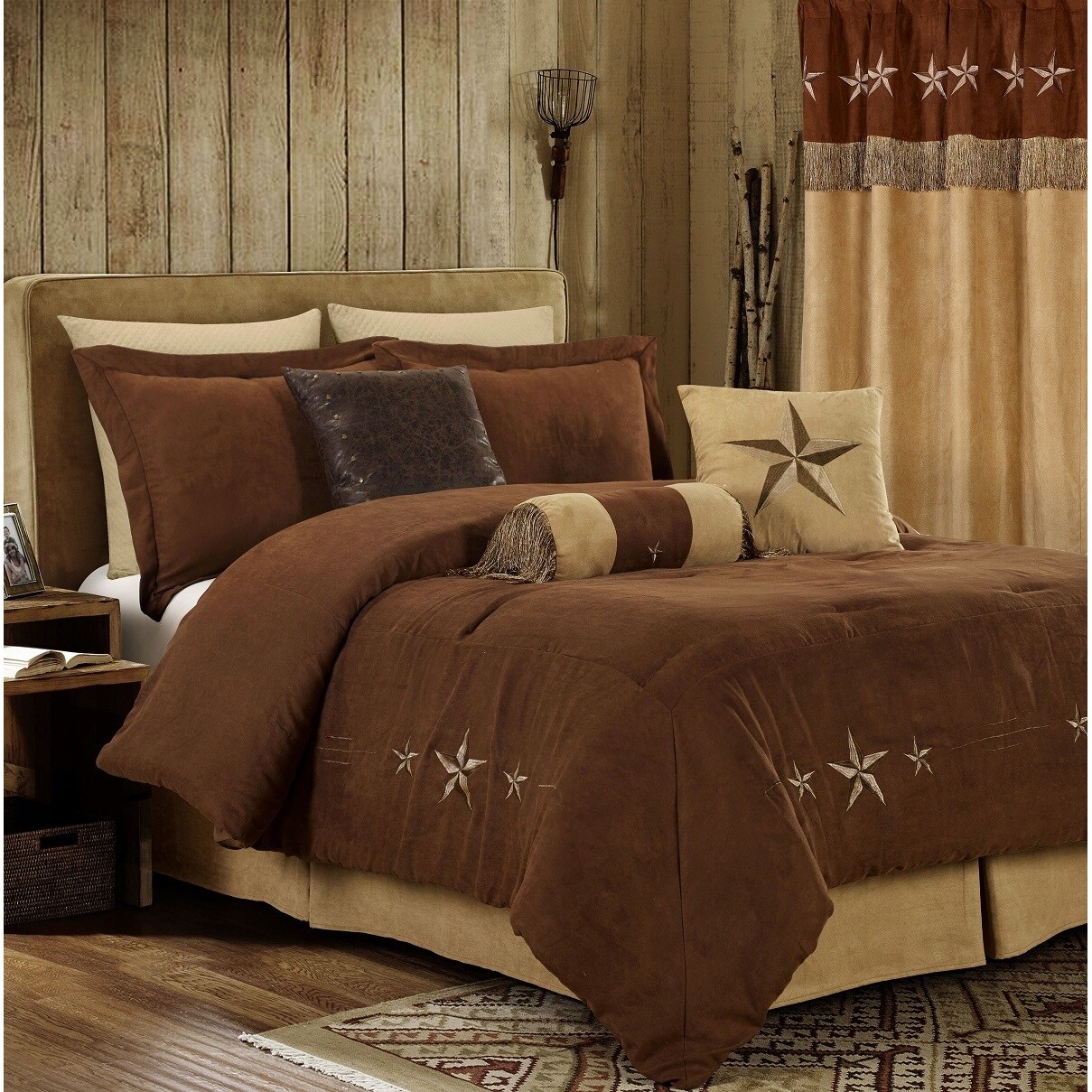 Shop Star Laredo Brown Antique 7 Piece Comforter Set Free